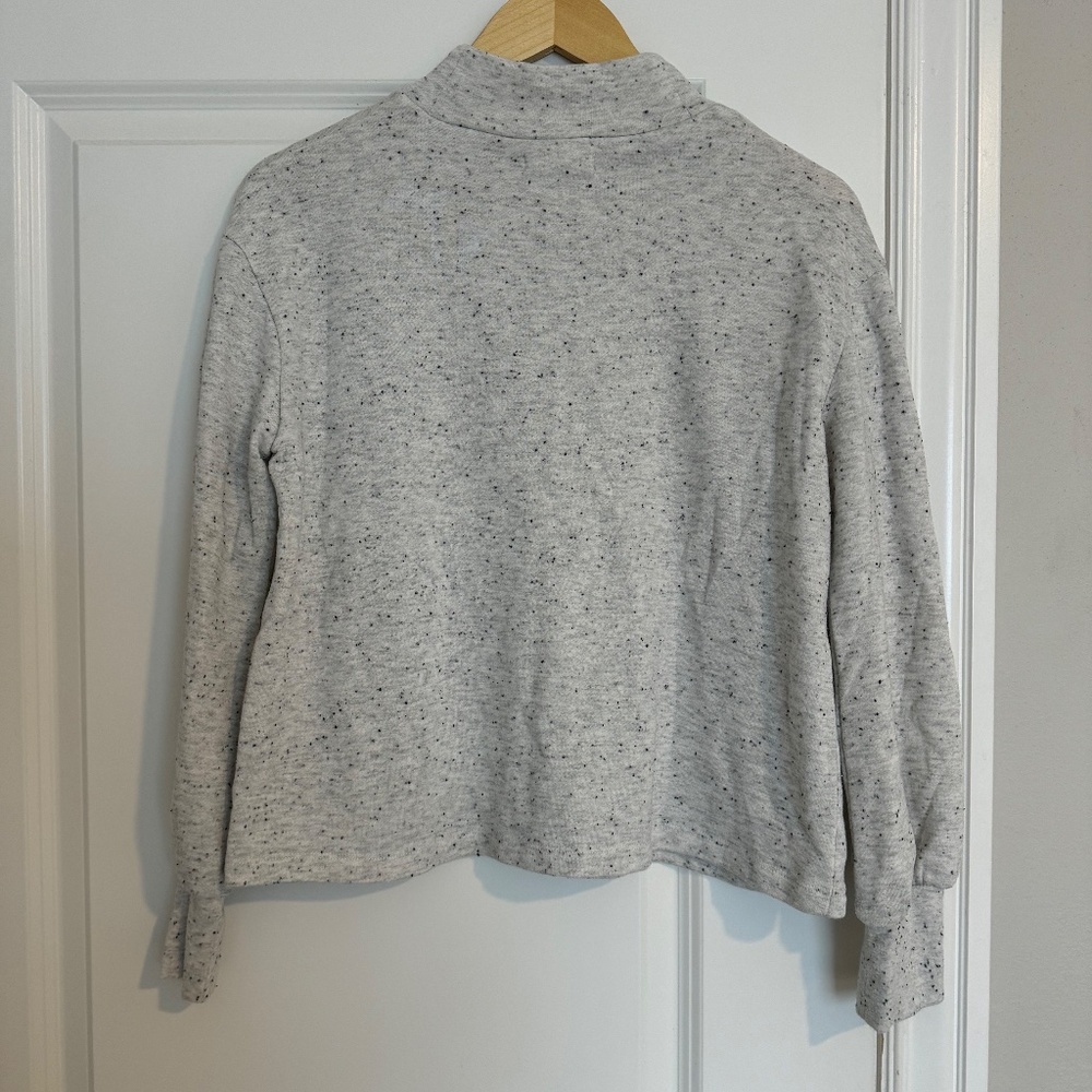 Madewell sweater, light grey, size small, mock turtleneck - Picture 3 of 7